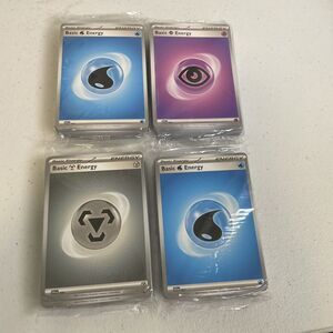 New Four 45 Basic Energy Cards Assorted Pack SV Scarlet & Violet 2023 Pokemon